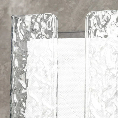 Badezimmer Tissue Box Wall-mounted Paper Case Glacier Style Face Wash Towel Storage Container Sanitary Paper Holder Acrylic Boxes